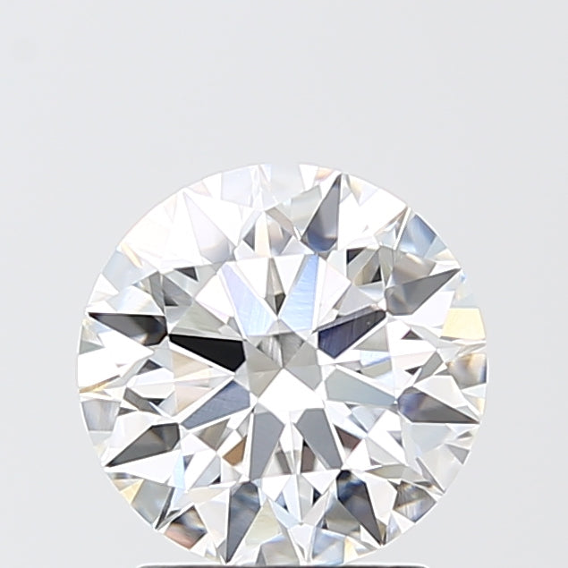 2.07 Carat Round Shaped, Ideal Cut, E Color, VVS2 Clarity, IGI Certified Lab Grown Diamond