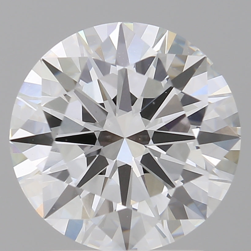 2.50 Carat Round Shaped, Excellent Cut, E Color, VS1 Clarity, IGI Certified Lab Grown Diamond