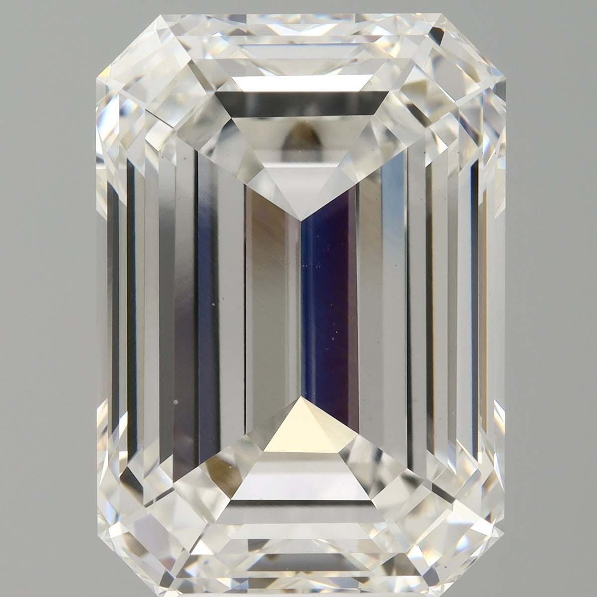 8.09 Carat Emerald Shaped, Ideal Cut, F Color, VVS2 Clarity, IGI Certified Lab Grown Diamond