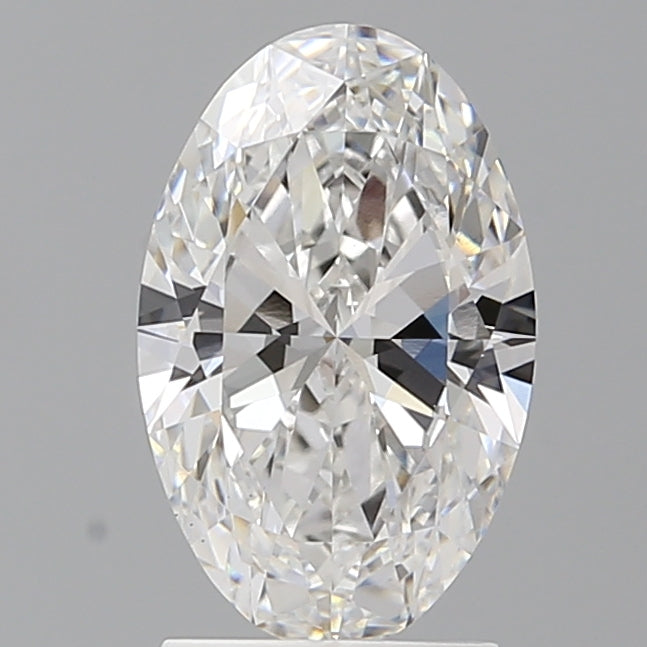 2.04 Carat Oval Shaped, Ideal Cut, E Color, VS1 Clarity, IGI Certified Lab Grown Diamond