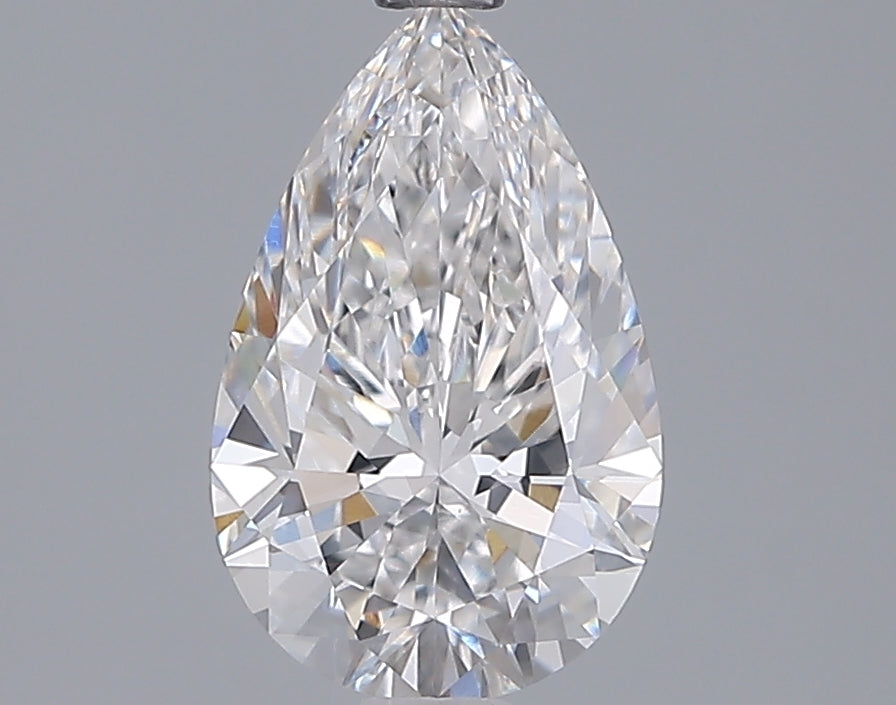 1.56 Carat Pear Shaped, Ideal Cut, D Color, VVS2 Clarity, IGI Certified Lab Grown Diamond
