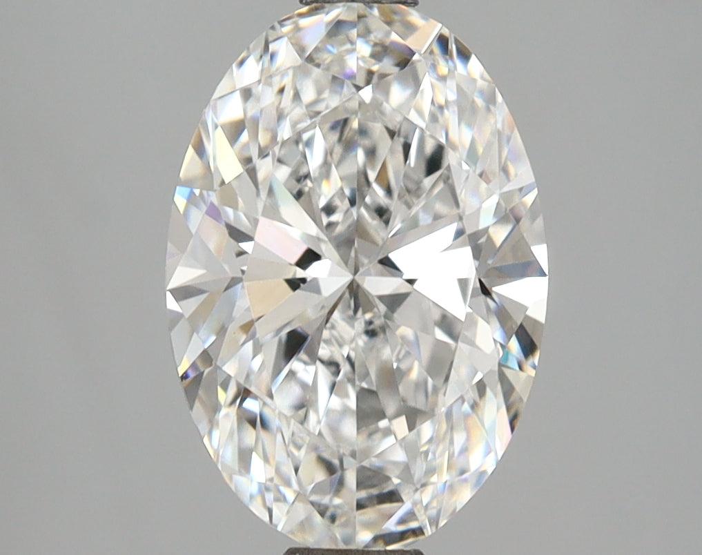 2.57 Carat Oval Shaped, Ideal Cut, E Color, VVS2 Clarity, IGI Certified Lab Grown Diamond