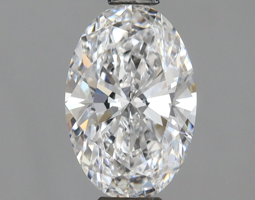 1.11 Carat Oval Shaped, Ideal Cut, D Color, VVS2 Clarity, IGI Certified Lab Grown Diamond
