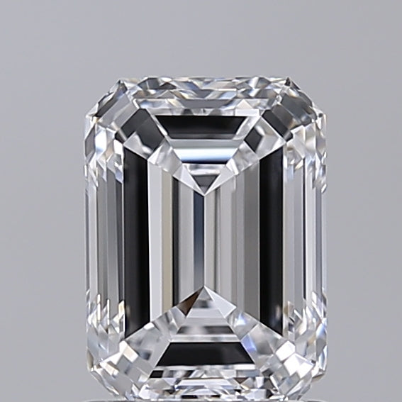 1.50 Carat Emerald Shaped, Very Good Cut, D Color, VVS2 Clarity, IGI Certified Lab Grown Diamond