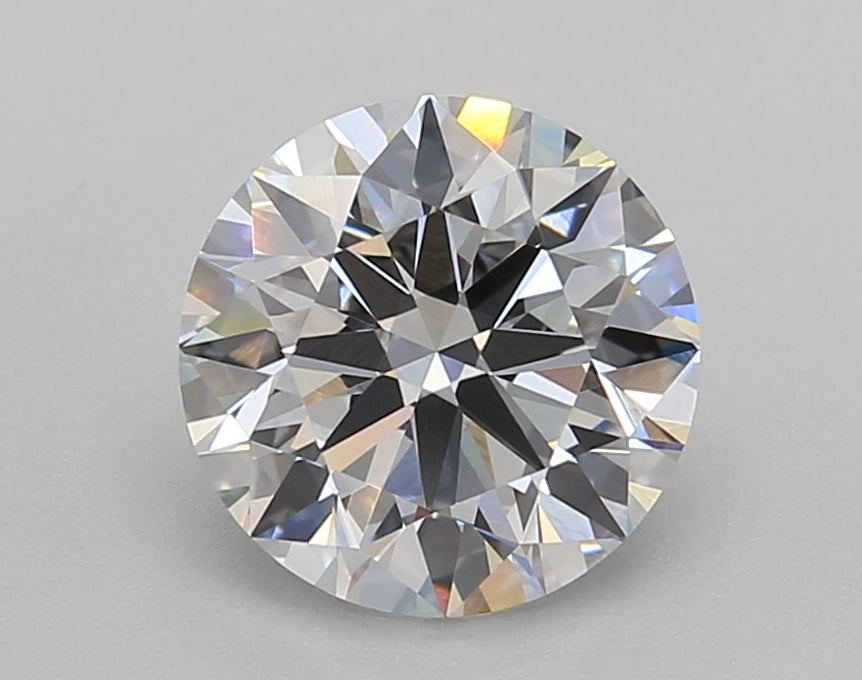 2.02 Carat Round Shaped, Ideal Cut, D Color, VVS2 Clarity, IGI Certified Lab Grown Diamond