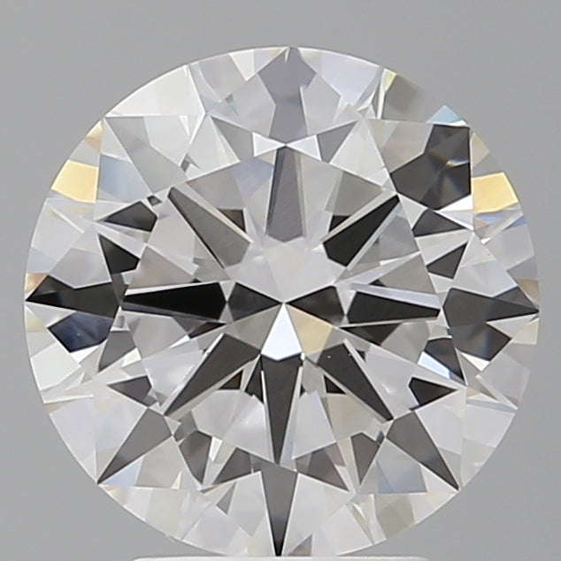 4.01 Carat Round Shaped, Excellent Cut, F Color, VVS2 Clarity, IGI Certified Lab Grown Diamond