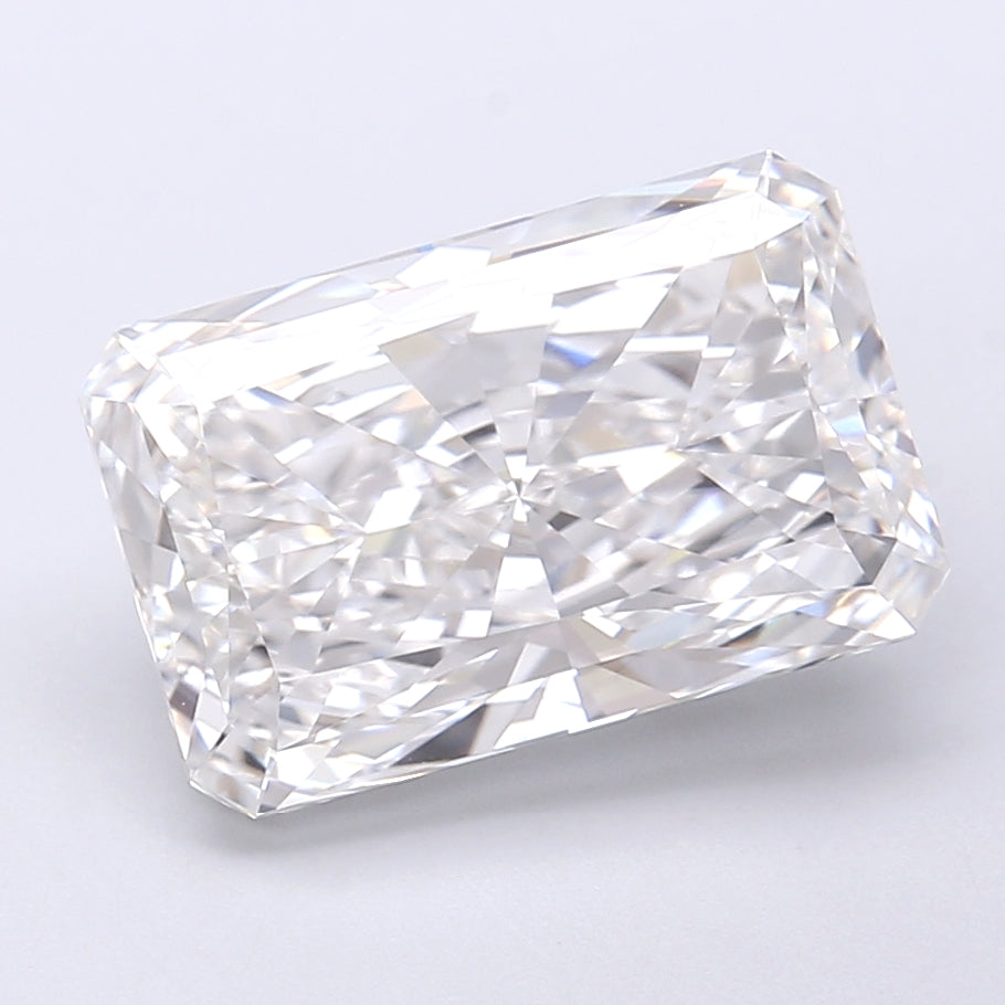 5.03 Carat Radiant Shaped, Very Good Cut, E Color, VVS1 Clarity, IGI Certified Lab Grown Diamond