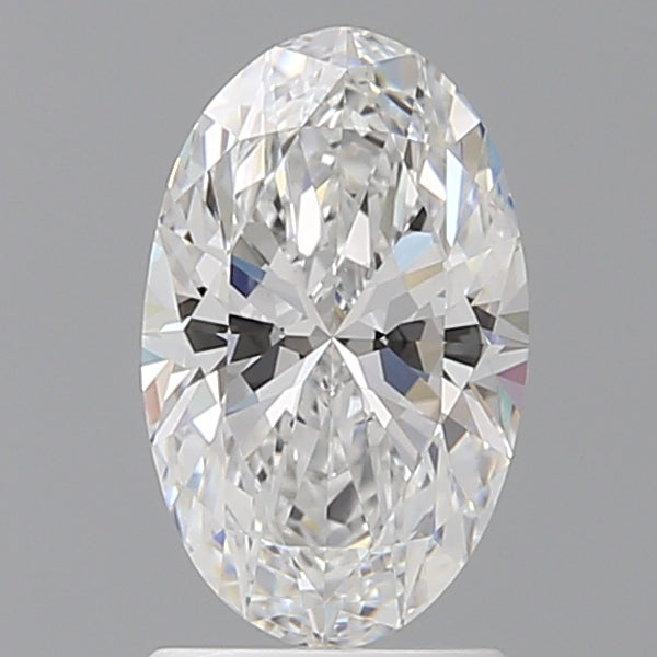 1.59 Carat Oval Shaped, Ideal Cut, D Color, VVS2 Clarity, IGI Certified Lab Grown Diamond