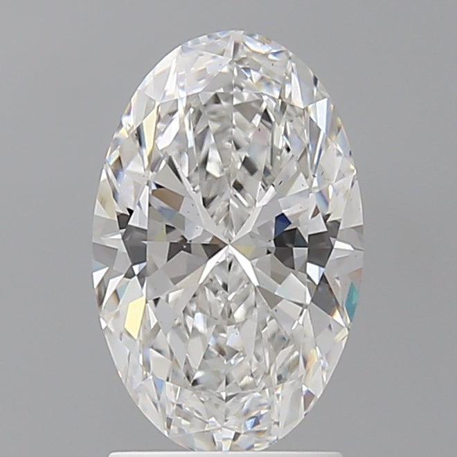 2.07 Carat Oval Shaped, Ideal Cut, E Color, VS2 Clarity, IGI Certified Lab Grown Diamond