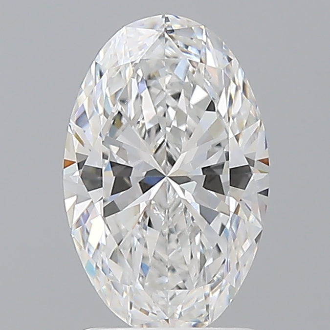 1.58 Carat Oval Shaped, Ideal Cut, D Color, VVS2 Clarity, IGI Certified Lab Grown Diamond