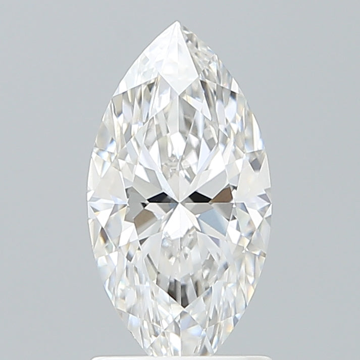 1.53 Carat Marquise Shaped, Ideal Cut, F Color, VVS2 Clarity, IGI Certified Lab Grown Diamond