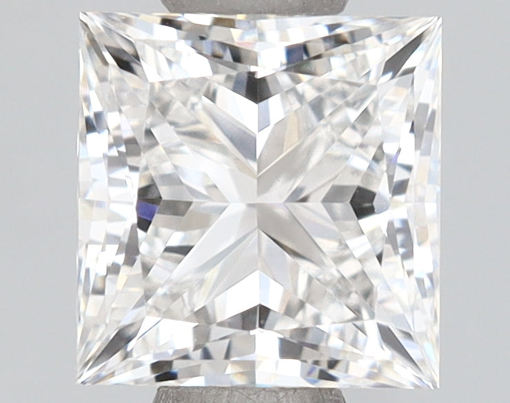 1.08 Carat Princess Shaped, Ideal Cut, E Color, IF Clarity, IGI Certified Lab Grown Diamond