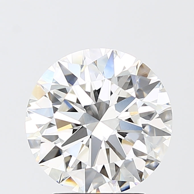 3.00 Carat Round Shaped, Excellent Cut, F Color, VVS2 Clarity, IGI Certified Lab Grown Diamond