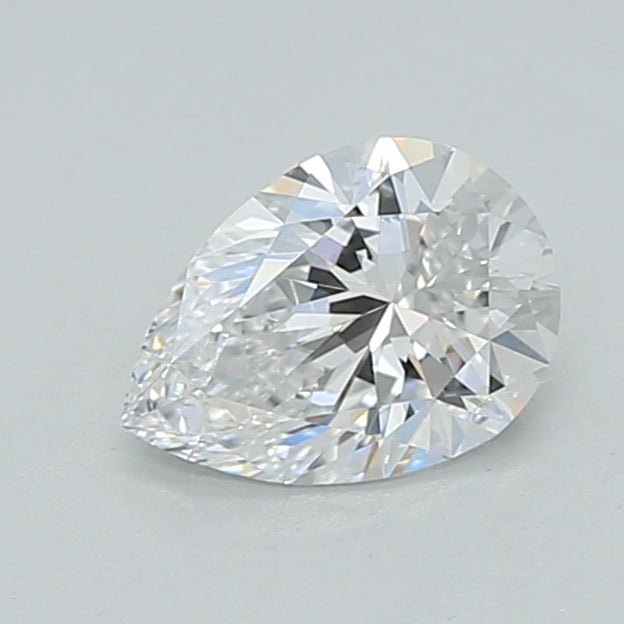 0.67 Carat Pear Shaped, Ideal Cut, D Color, VVS1 Clarity, IGI Certified Lab Grown Diamond