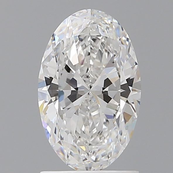1.59 Carat Oval Shaped, Ideal Cut, D Color, VS1 Clarity, IGI Certified Lab Grown Diamond