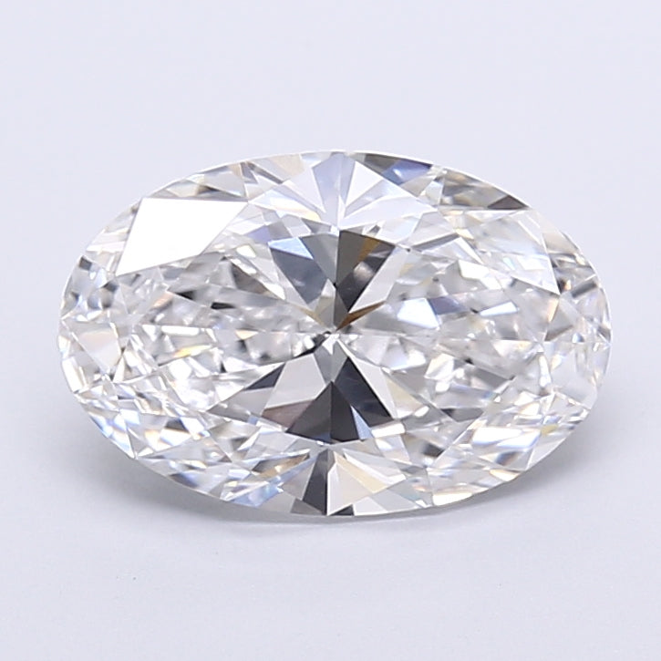 3.33 Carat Oval Shaped, Very Good Cut, E Color, VVS2 Clarity, IGI Certified Lab Grown Diamond