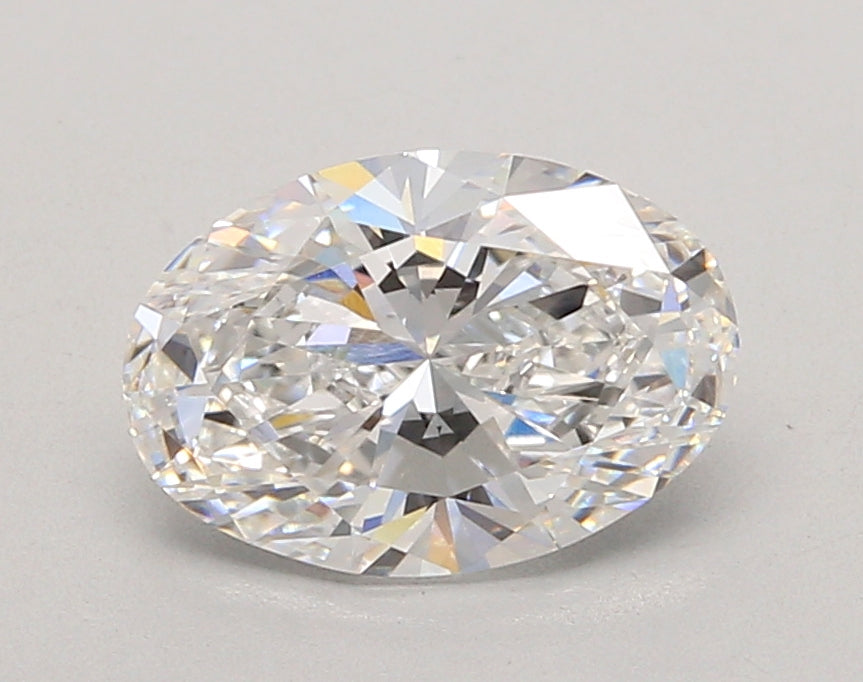 2.02 Carat Oval Shaped, Ideal Cut, D Color, VVS2 Clarity, IGI Certified Lab Grown Diamond