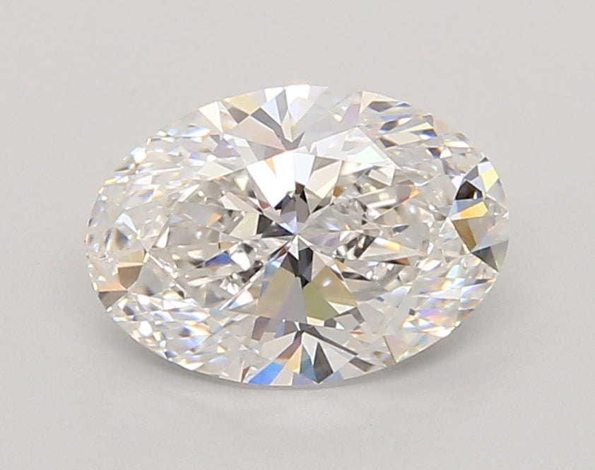 2.06 Carat Oval Shaped, Ideal Cut, E Color, VVS2 Clarity, IGI Certified Lab Grown Diamond