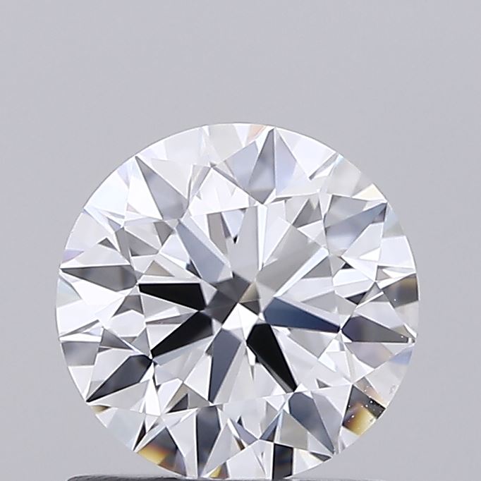 1.02 Carat Round Shaped, Ideal Cut, D Color, VVS2 Clarity, IGI Certified Lab Grown Diamond