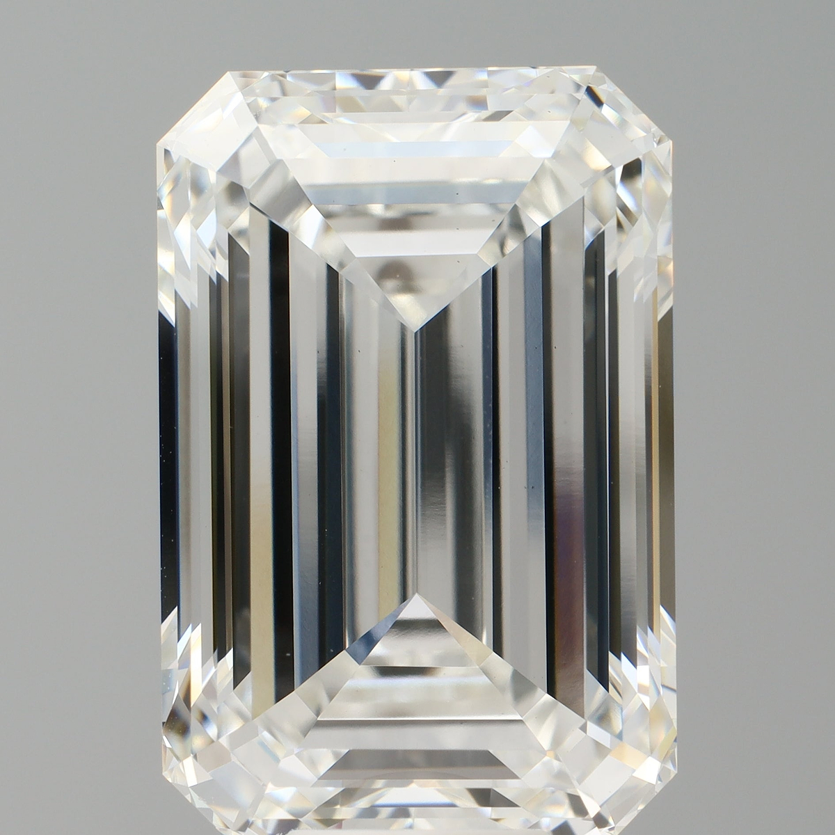 12.01 Carat Emerald Shaped, Ideal Cut, F Color, VS1 Clarity, IGI Certified Lab Grown Diamond