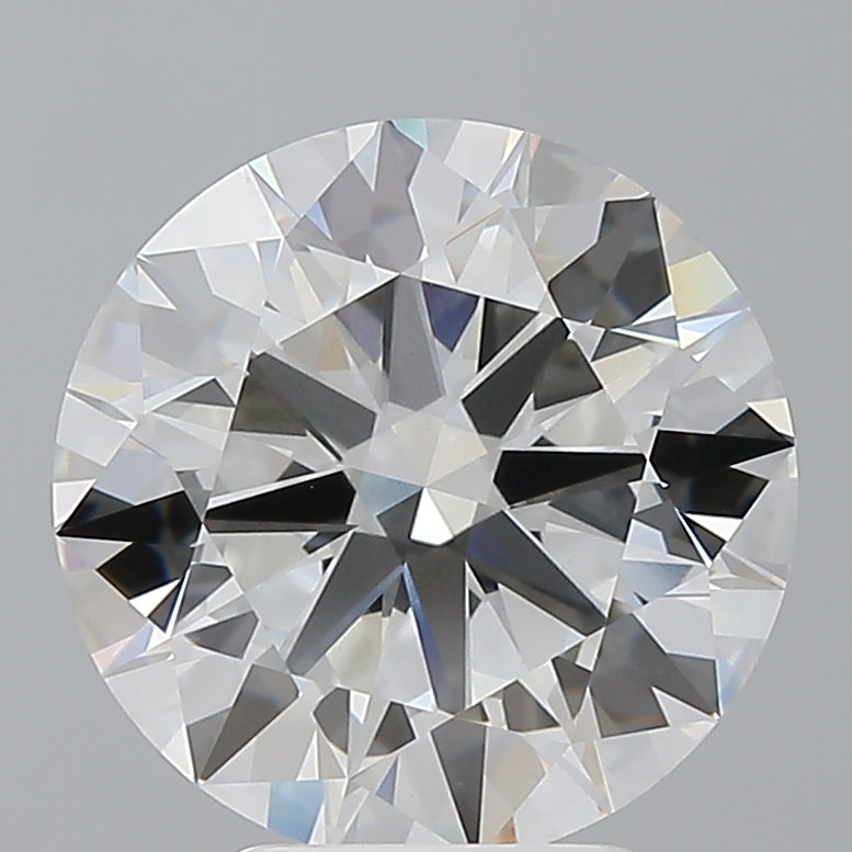 4.01 Carat Round Shaped, Ideal Cut, F Color, VVS2 Clarity, IGI Certified Lab Grown Diamond