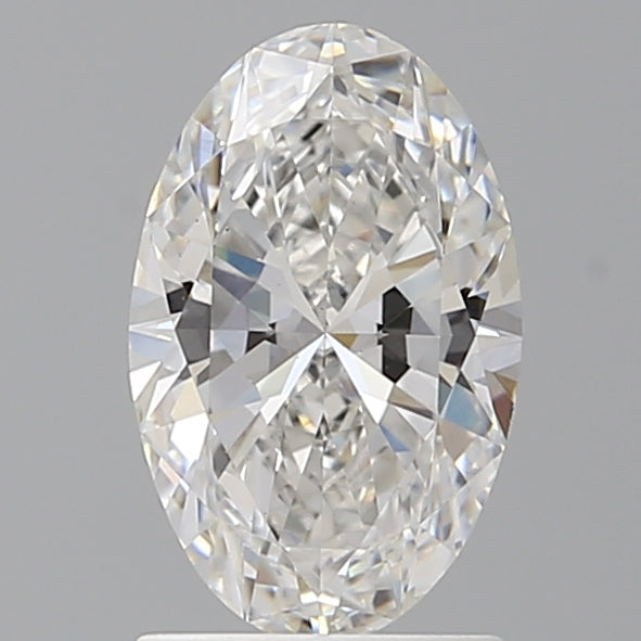 1.58 Carat Oval Shaped, Ideal Cut, F Color, VS1 Clarity, IGI Certified Lab Grown Diamond