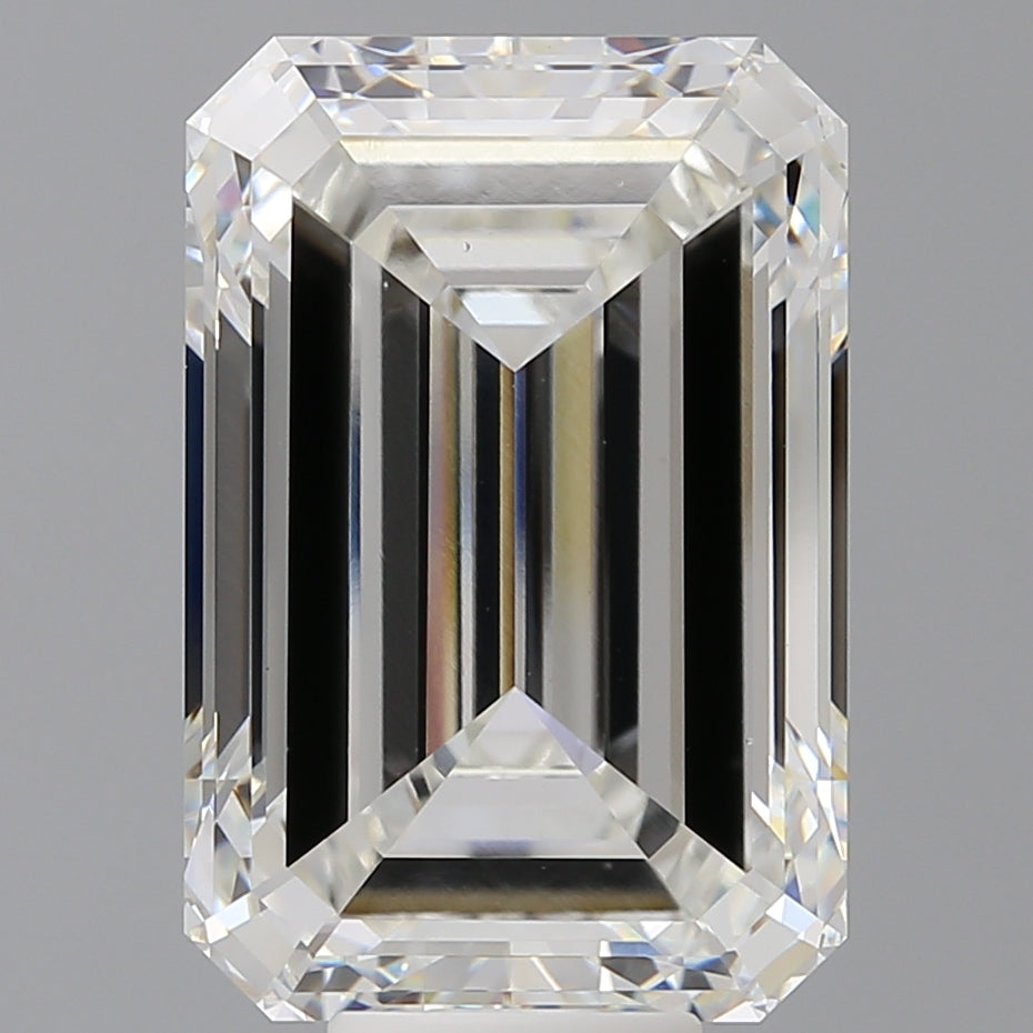 11.50 Carat Emerald Shaped, Ideal Cut, F Color, VS1 Clarity, IGI Certified Lab Grown Diamond