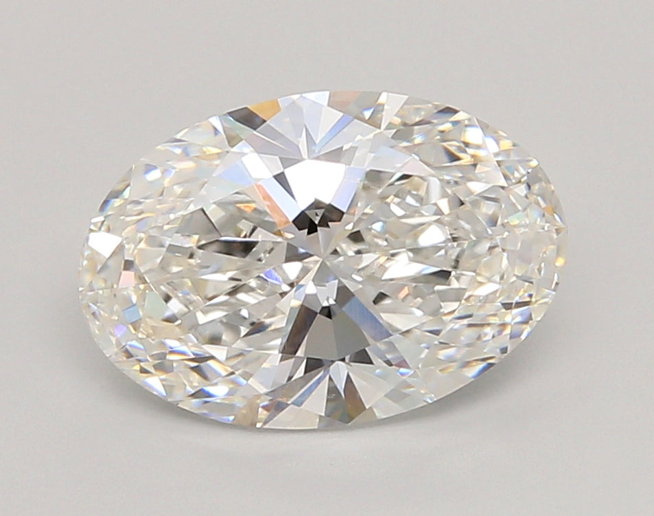 3.07 Carat Oval Shaped, Ideal Cut, E Color, VVS2 Clarity, IGI Certified Lab Grown Diamond