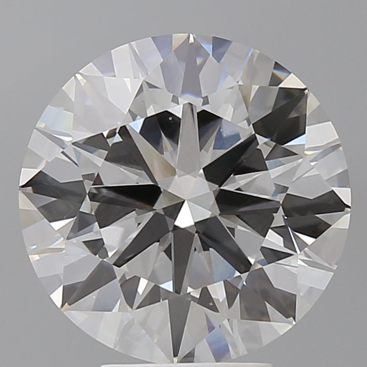 5.51 Carat Round Shaped, Excellent Cut, E Color, VVS2 Clarity, IGI Certified Lab Grown Diamond