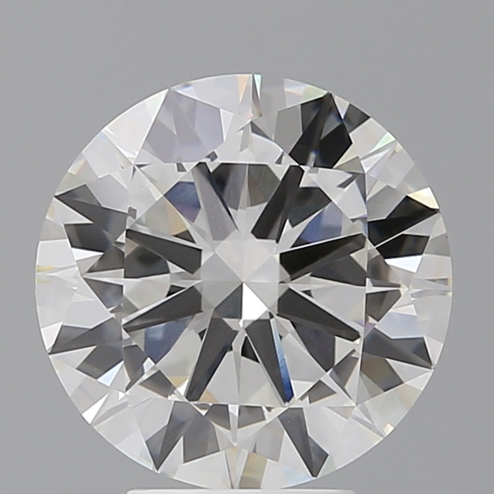 4.53 Carat Round Shaped, Excellent Cut, F Color, VVS2 Clarity, IGI Certified Lab Grown Diamond