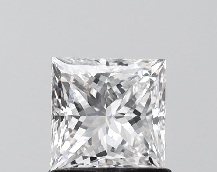 1.05 Carat Princess Shaped, Excellent Cut, E Color, VS1 Clarity, IGI Certified Lab Grown Diamond