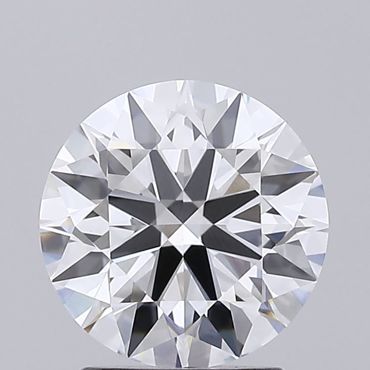 2.19 Carat Round Shaped, Ideal Cut, E Color, VVS2 Clarity, IGI Certified Lab Grown Diamond