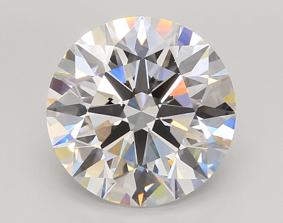 5.02 Carat Round Shaped, Ideal Cut, E Color, VVS2 Clarity, IGI Certified Lab Grown Diamond