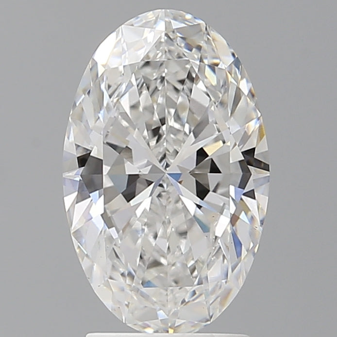 2.55 Carat Oval Shaped, Ideal Cut, E Color, VS1 Clarity, IGI Certified Lab Grown Diamond