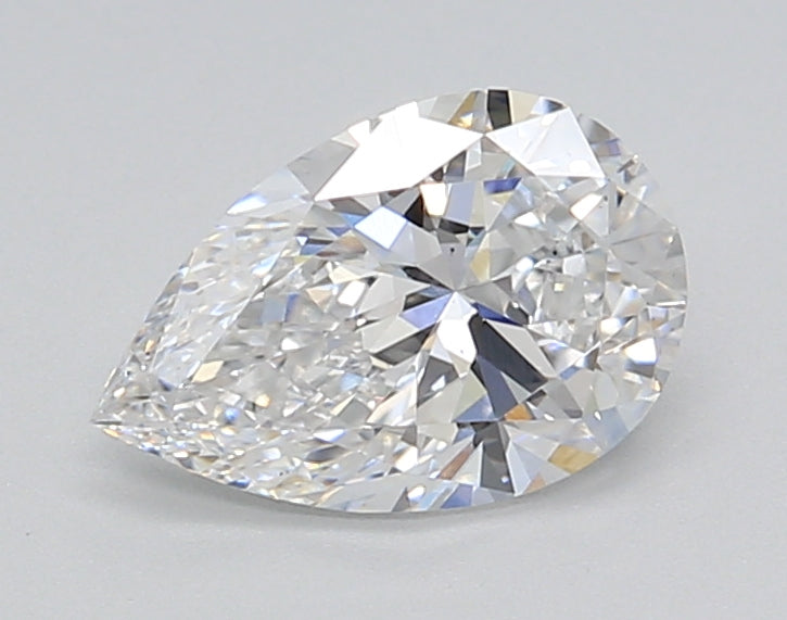 1.01 Carat Pear Shaped, Ideal Cut, D Color, VS2 Clarity, IGI Certified Lab Grown Diamond