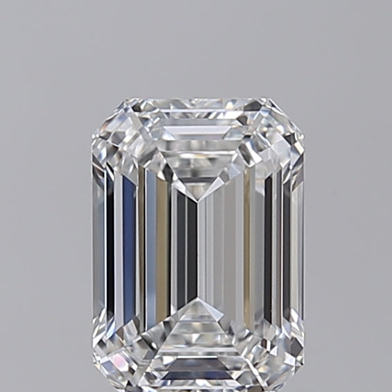1.11 Carat Emerald Shaped, Ideal Cut, E Color, VVS1 Clarity, IGI Certified Lab Grown Diamond