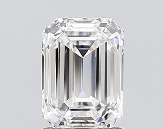 1.64 Carat Emerald Shaped, Ideal Cut, D Color, VVS2 Clarity, IGI Certified Lab Grown Diamond