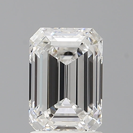 1.60 Carat Emerald Shaped, Ideal Cut, E Color, VVS2 Clarity, IGI Certified Lab Grown Diamond