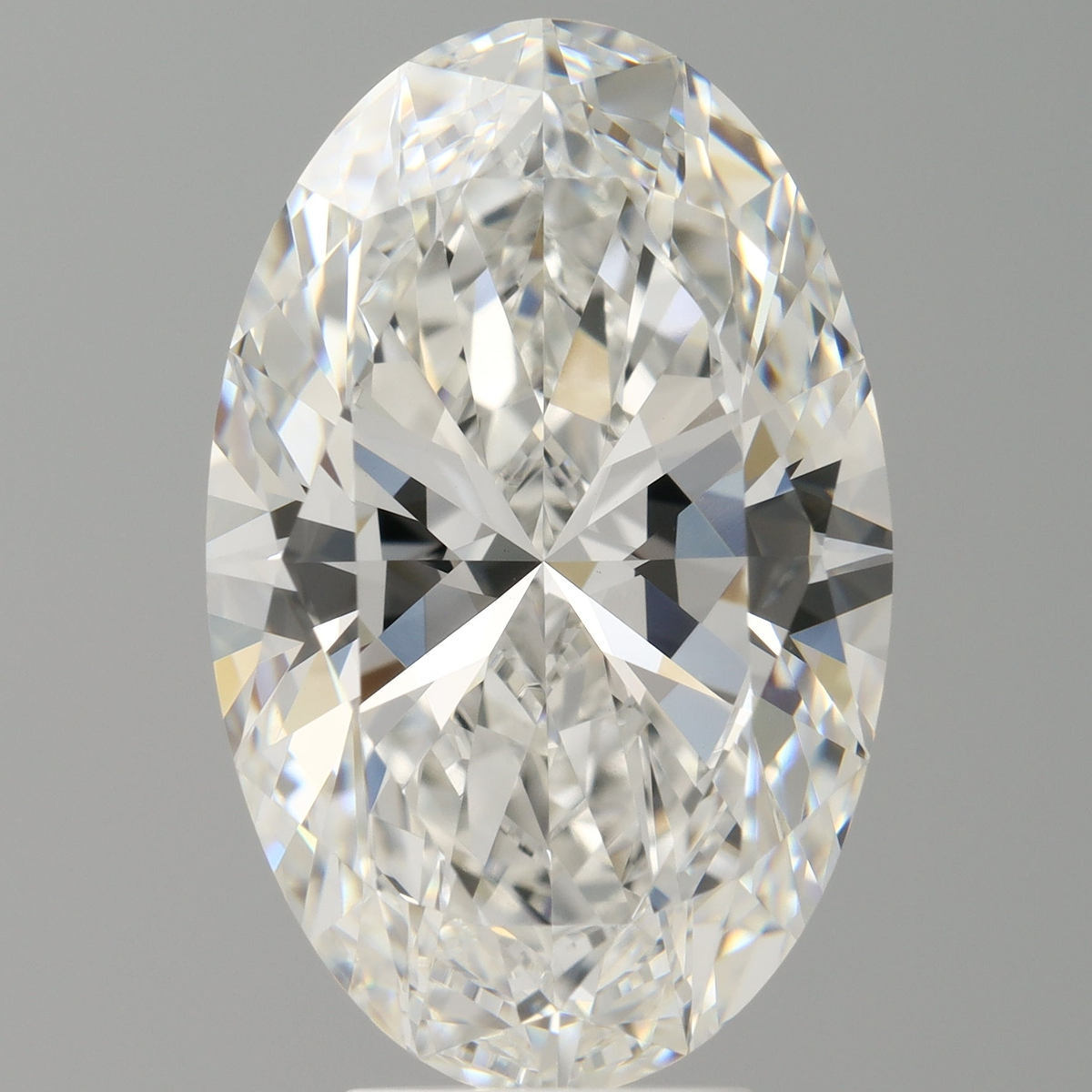 6.04 Carat Oval Shaped, Ideal Cut, E Color, VVS2 Clarity, IGI Certified Lab Grown Diamond