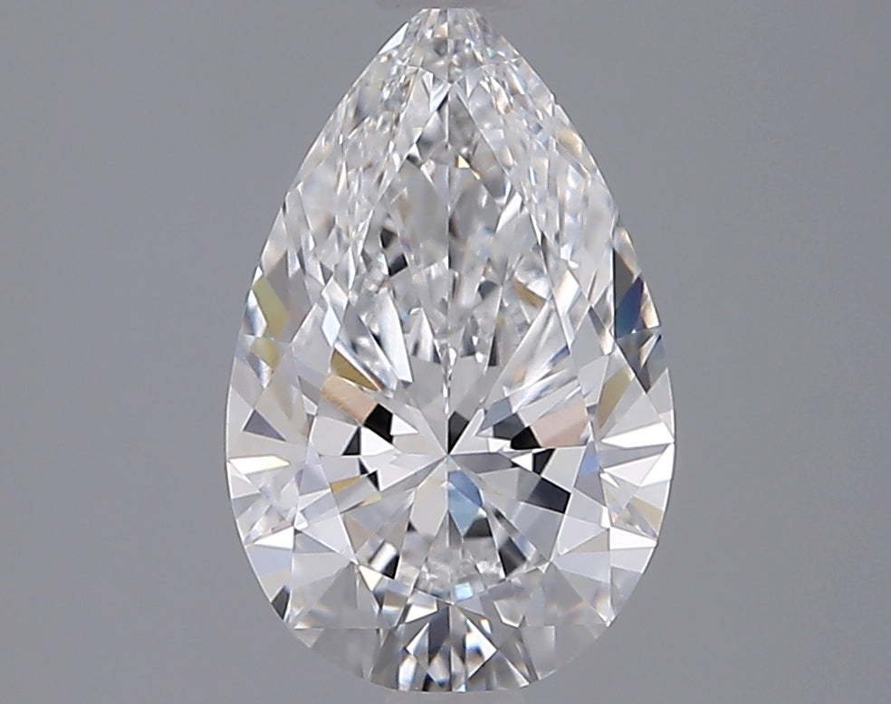 2.06 Carat Pear Shaped, Ideal Cut, D Color, VVS1 Clarity, IGI Certified Lab Grown Diamond