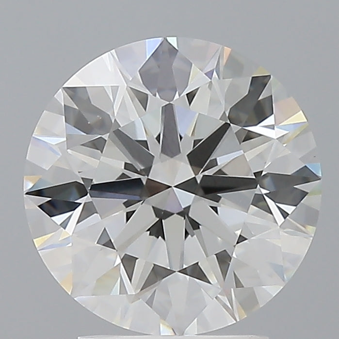 3.09 Carat Round Shaped, Ideal Cut, F Color, VVS2 Clarity, IGI Certified Lab Grown Diamond
