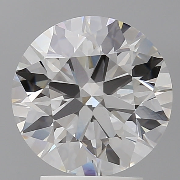 3.07 Carat Round Shaped, Ideal Cut, F Color, VVS2 Clarity, IGI Certified Lab Grown Diamond