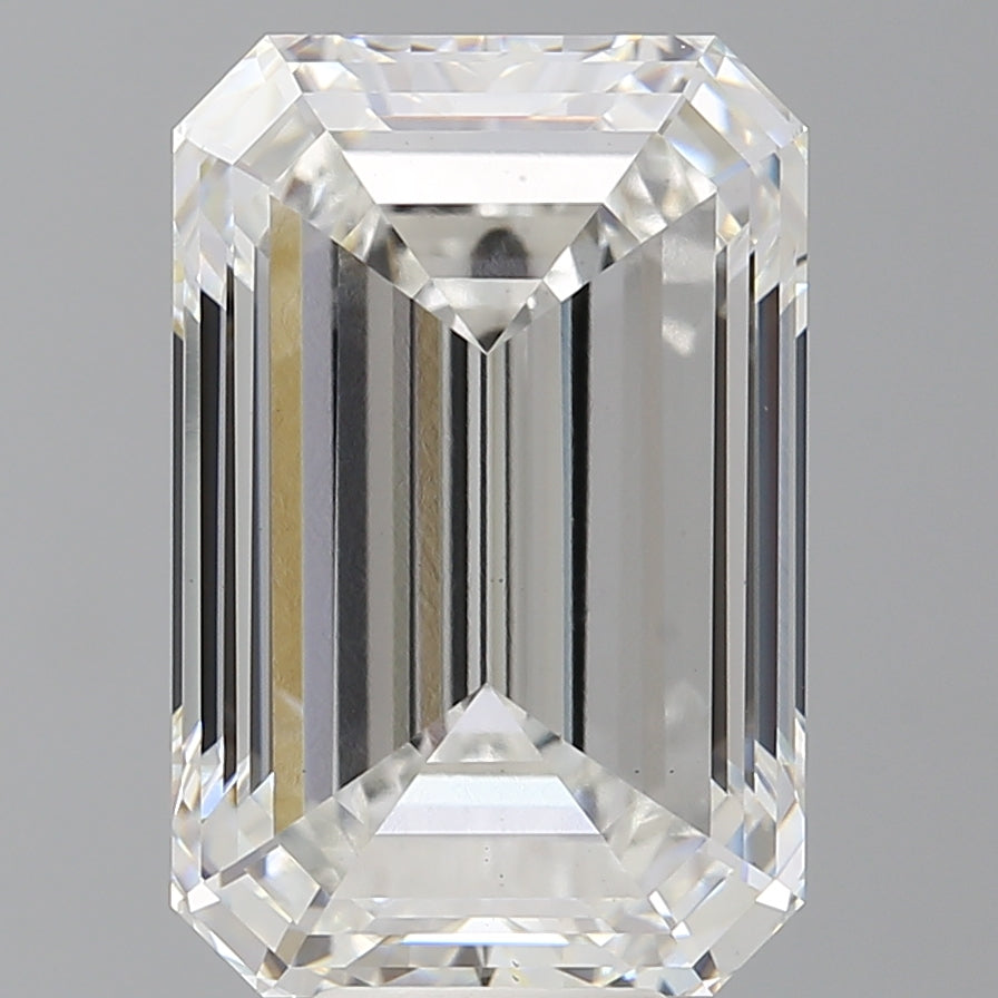 10.06 Carat Emerald Shaped, Excellent Cut, F Color, VS1 Clarity, IGI Certified Lab Grown Diamond