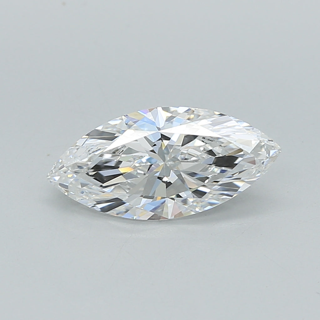 1.25 Carat Marquise Shaped, Ideal Cut, D Color, VVS1 Clarity, IGI Certified Lab Grown Diamond
