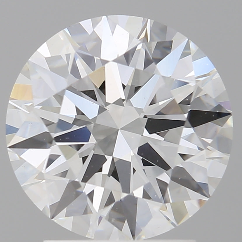 2.60 Carat Round Shaped, Ideal Cut, E Color, VVS2 Clarity, IGI Certified Lab Grown Diamond