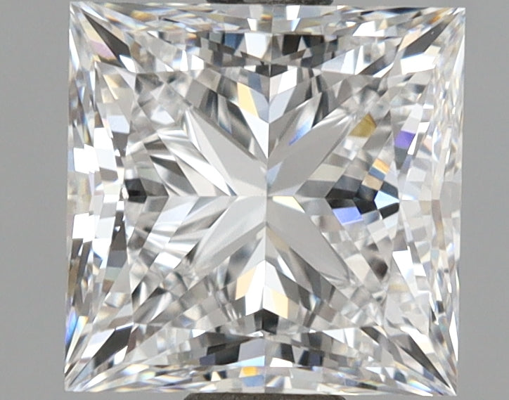 2.08 Carat Princess Shaped, Ideal Cut, D Color, VVS2 Clarity, IGI Certified Lab Grown Diamond