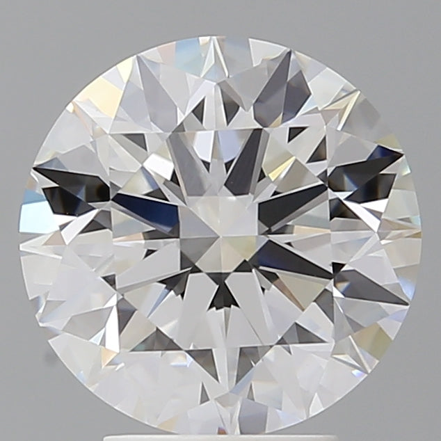 4.05 Carat Round Shaped, Ideal Cut, E Color, VVS2 Clarity, IGI Certified Lab Grown Diamond