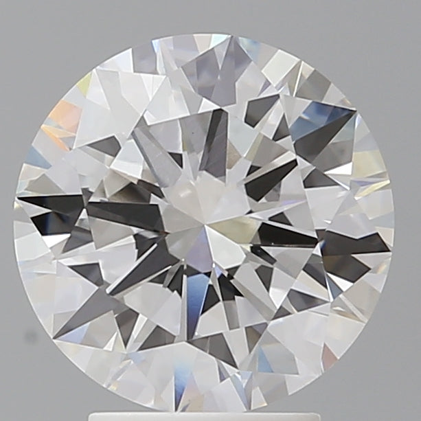 3.44 Carat Round Shaped, Excellent Cut, E Color, VVS2 Clarity, IGI Certified Lab Grown Diamond