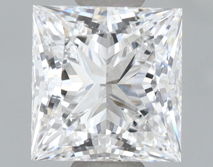 1.04 Carat Princess Shaped, Very Good Cut, D Color, VVS1 Clarity, IGI Certified Lab Grown Diamond