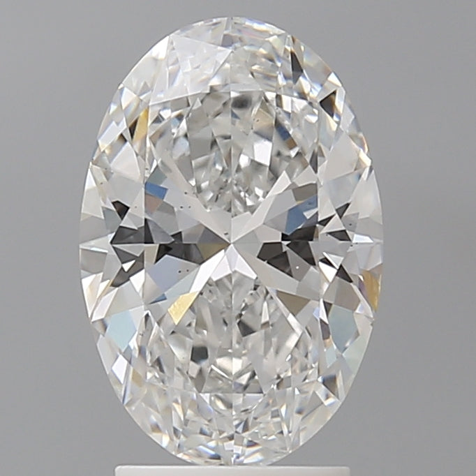 2.60 Carat Oval Shaped, Ideal Cut, E Color, VS2 Clarity, IGI Certified Lab Grown Diamond